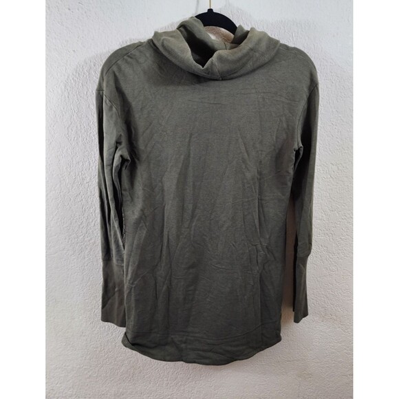 Merona Womens S Green Long Sleeve Cowl Neck Pullover Sweater - Picture 2 of 5